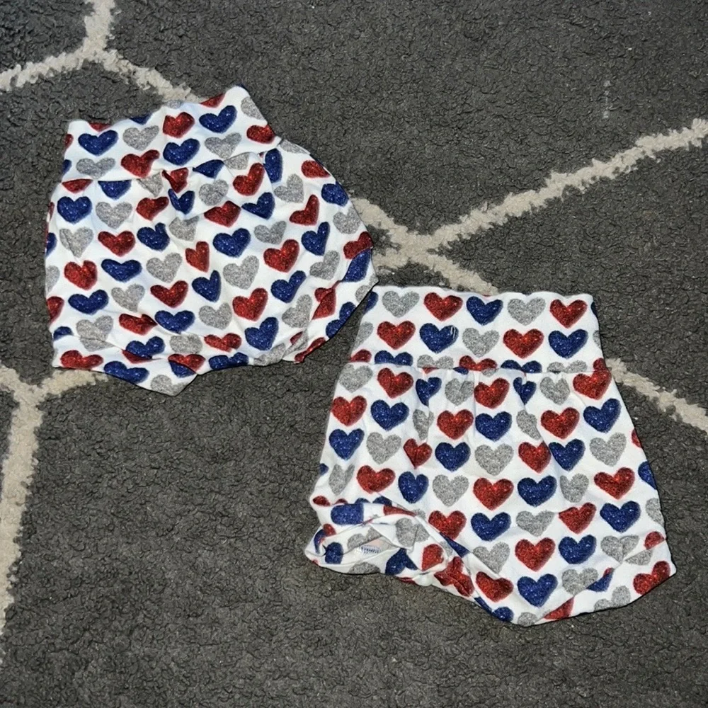 Fourth of July Handmade Bummies Two Pack — READ DESCRIPTION