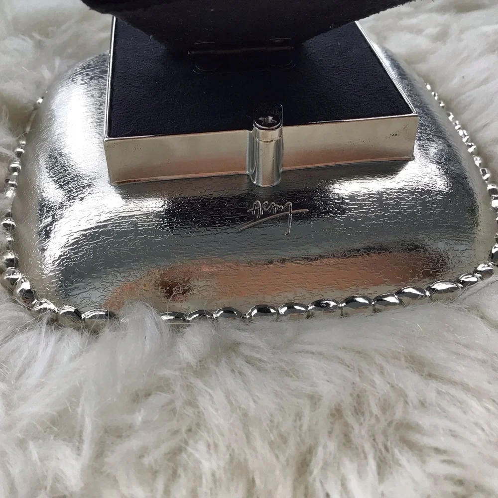 Michael Aram Molten Frost Mini Clock - New Old Stock
