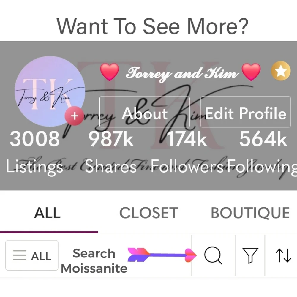 Moissanite specifications *center