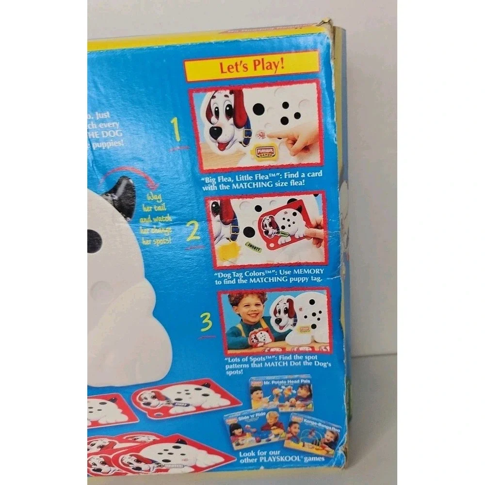 Dot the Dog Playskool Game Preschool Ages 3-5 Box Included Vintage‎ 1995