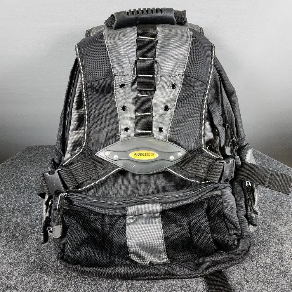Mobile Edge Bring It On Laptop Computer Backpack Black Travel School‎ Carrier