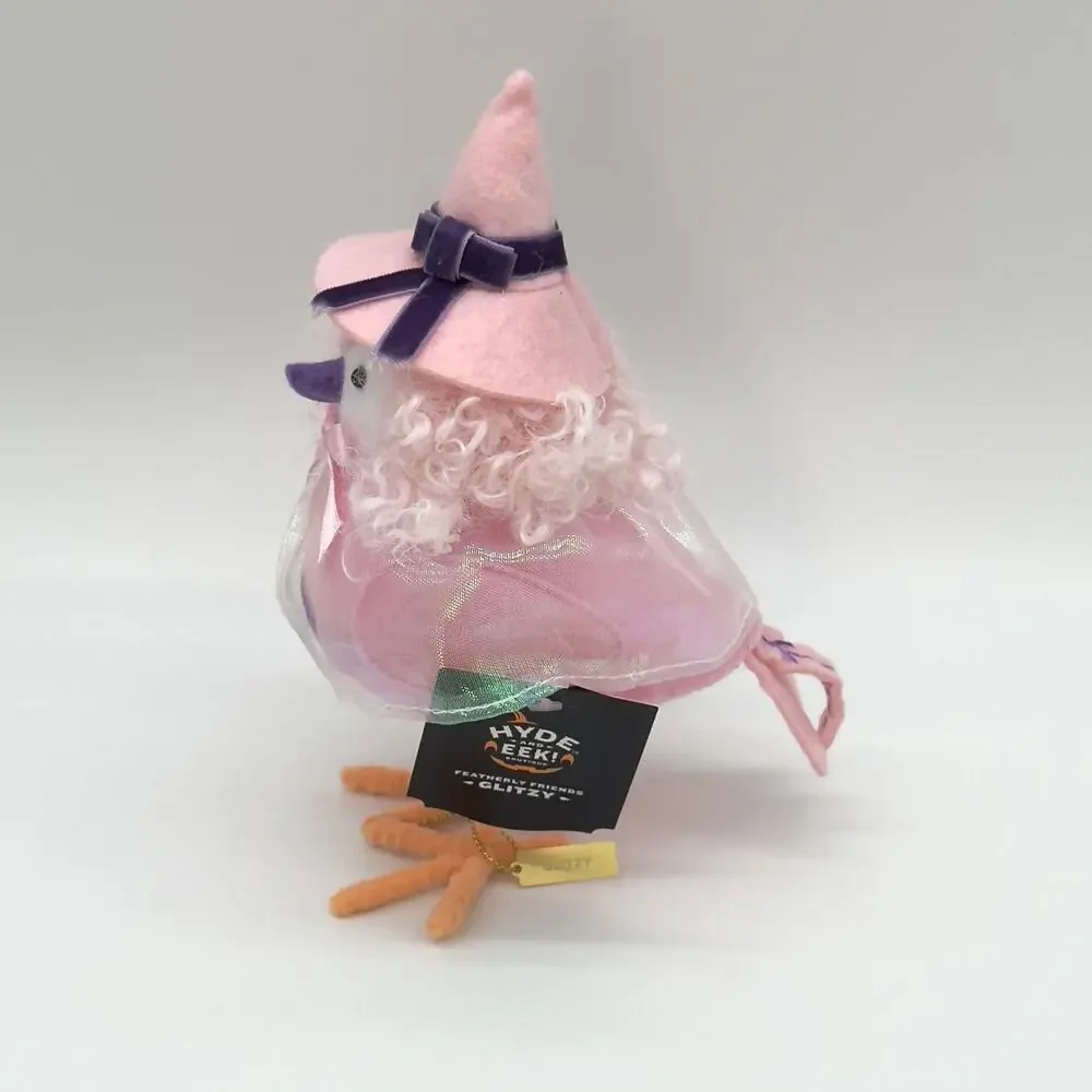 2 Target Featherly Friends Wicked Glitzy & Gloomer Good Bad Witch Halloween Bird
