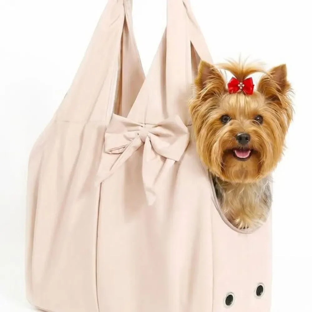 Jeekocaso Purse Carrier for Small Dogs, Soft-Sided Carrier with 4 Large Pockets