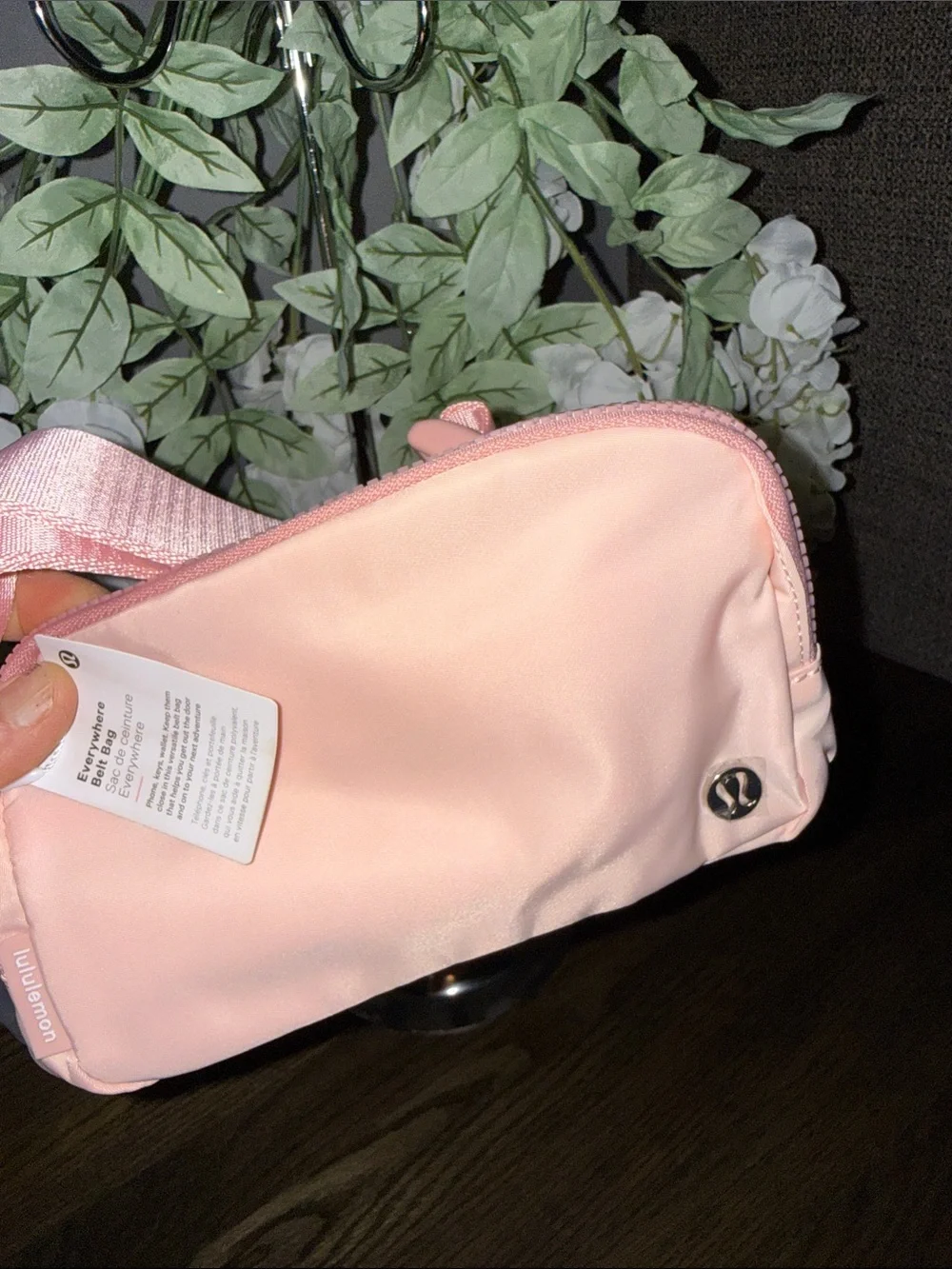 lululemon athletica Small Pink Crossbody Wristlet