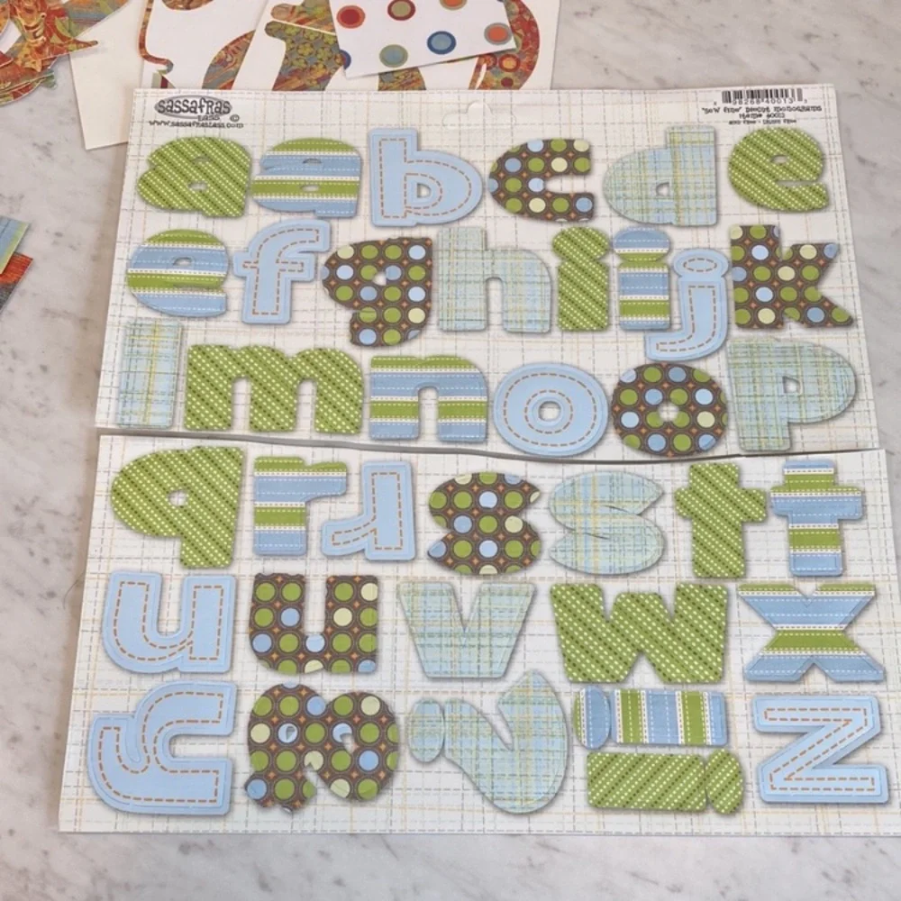 Scrapbook Junk Journal Letters, Tags, Paper Scraps