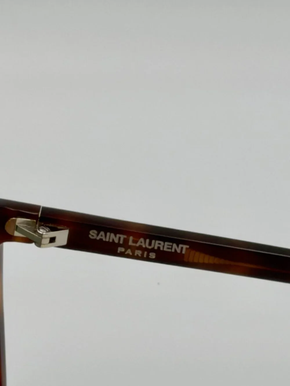 Saint Laurent SL 364 MASK 002 Havana Green Sunglasses Unisex YSL w/ Case