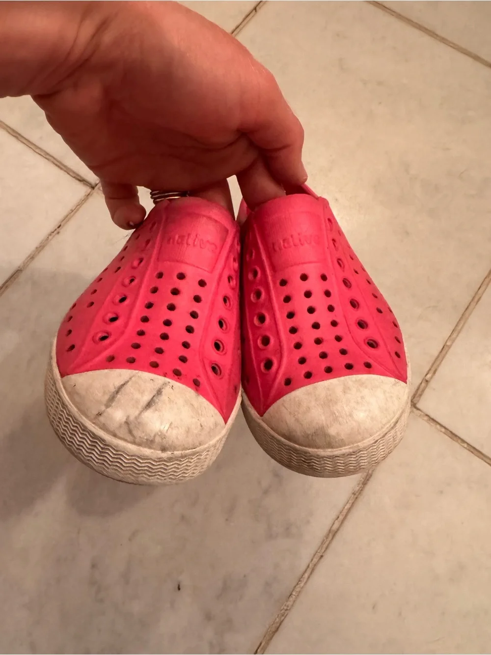 Native Shoes comfortable red