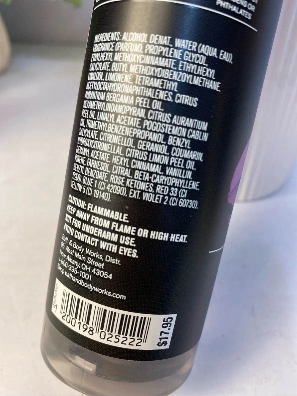 Bath & Body Works scent notes