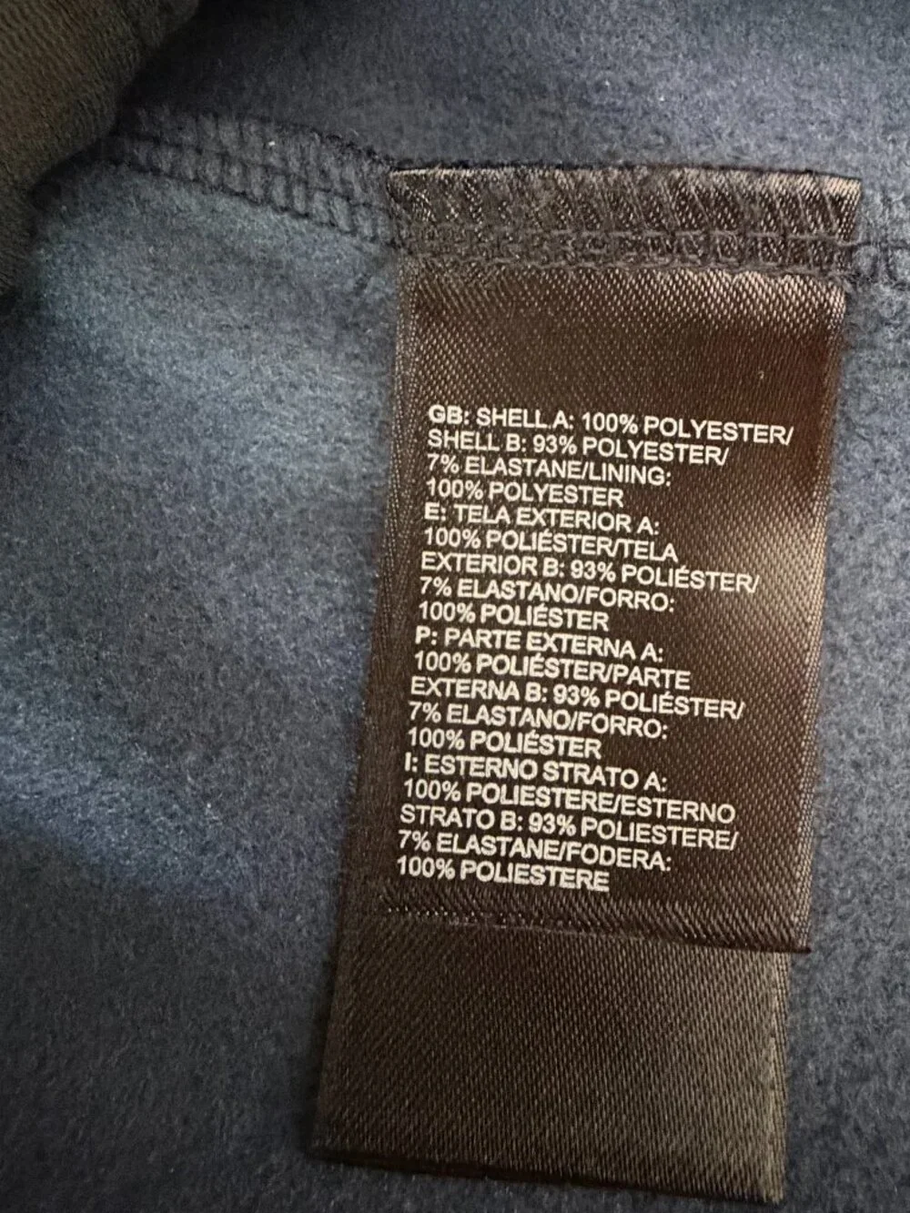 The North Face mountain men navy