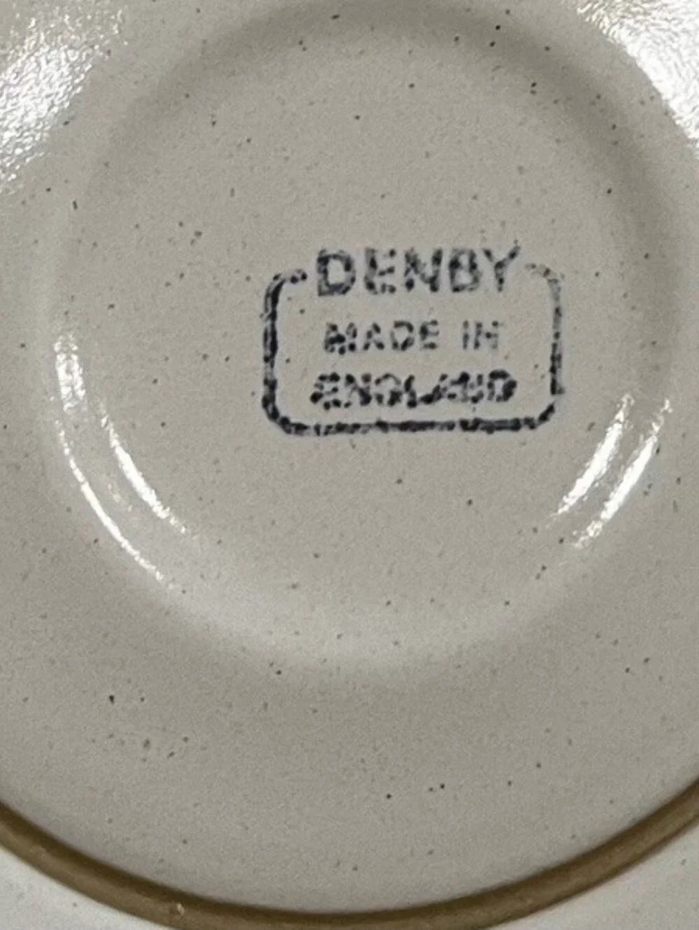 Denby England Gypsy Stoneware Set Of 3 Saucers Vintage 70s-80s