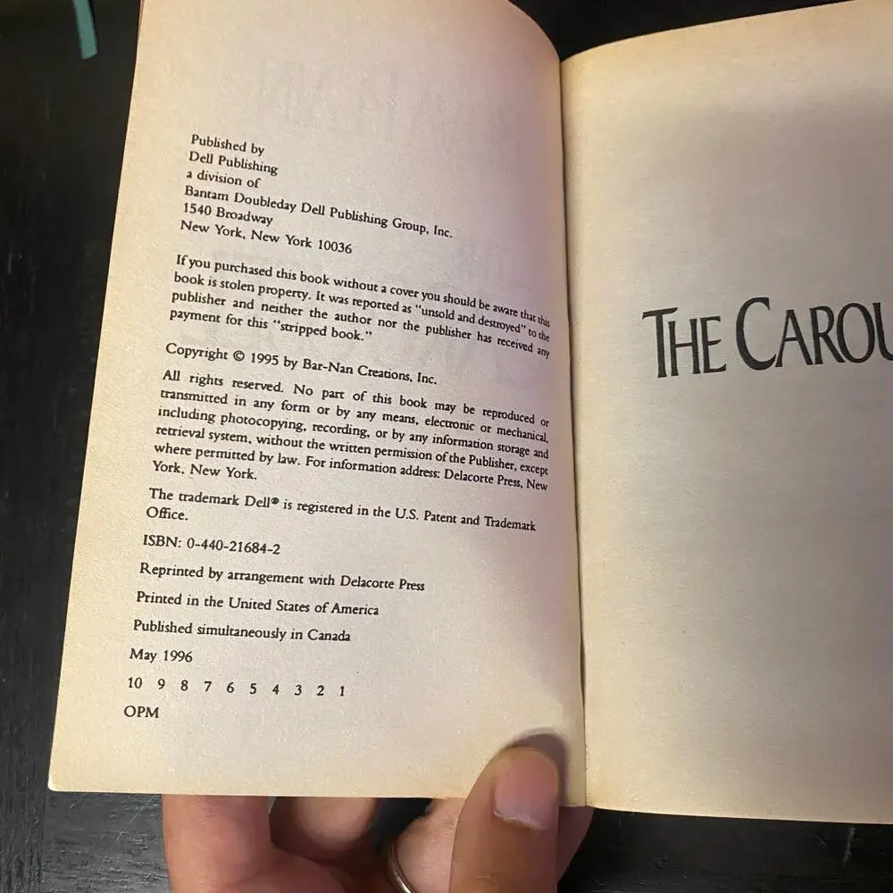 Unbranded carousel novel