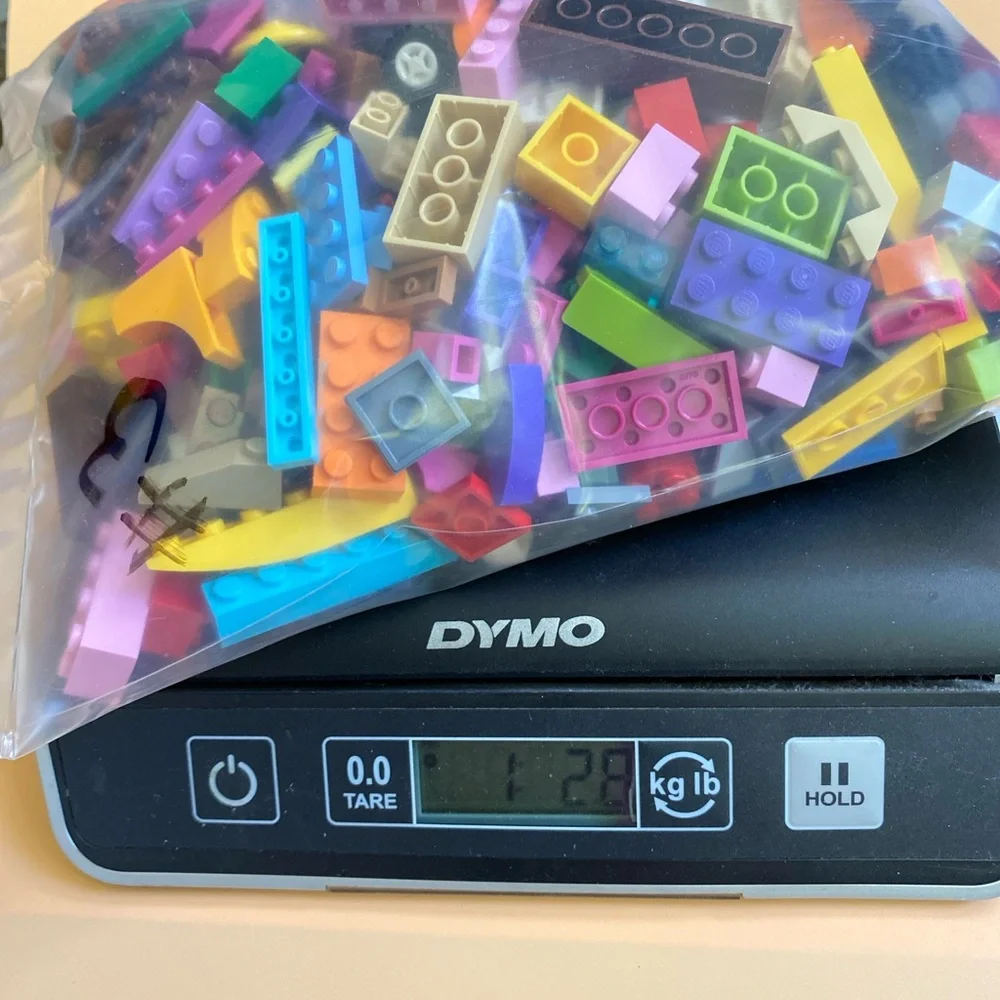 LEGOS Bulk Pieces Mixed Random Lot Over 1 lb. From Many Sets Mix Lot #3