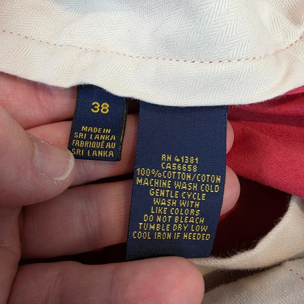 Polo Ralph Lauren measurements included