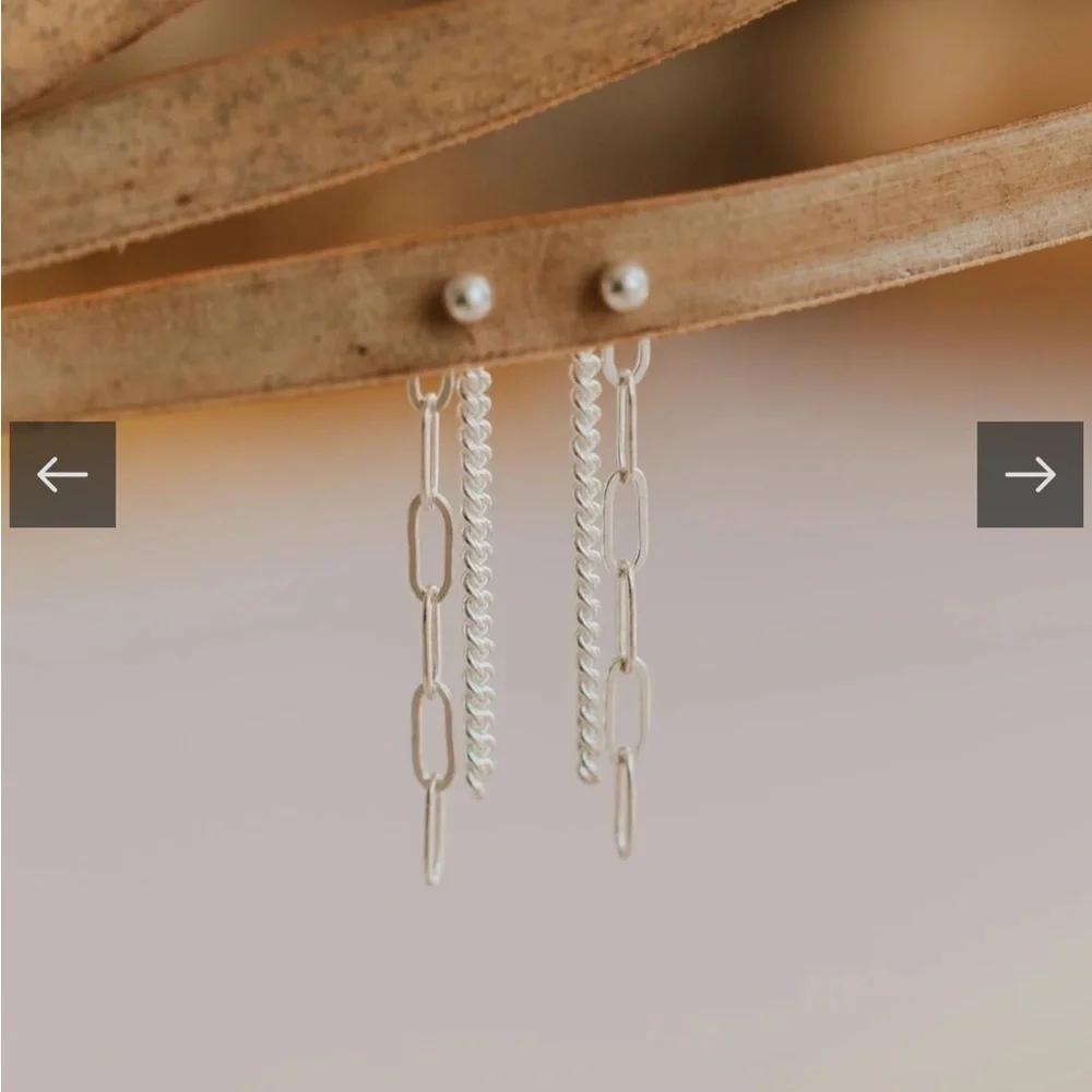 Sonny Backdrop Earrings - Sterling Silver