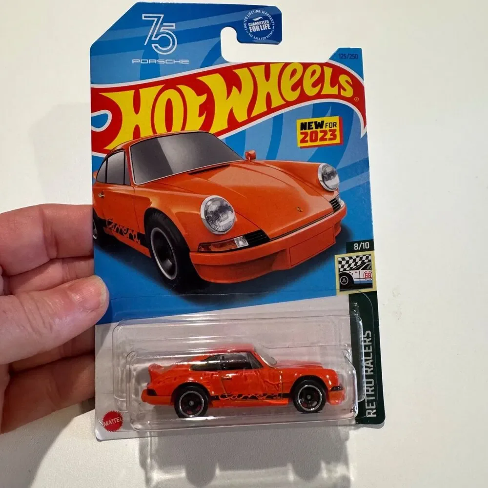 2023 Hot Wheels Porsche 911 Carrera RS 2.7 Orange 8/10 