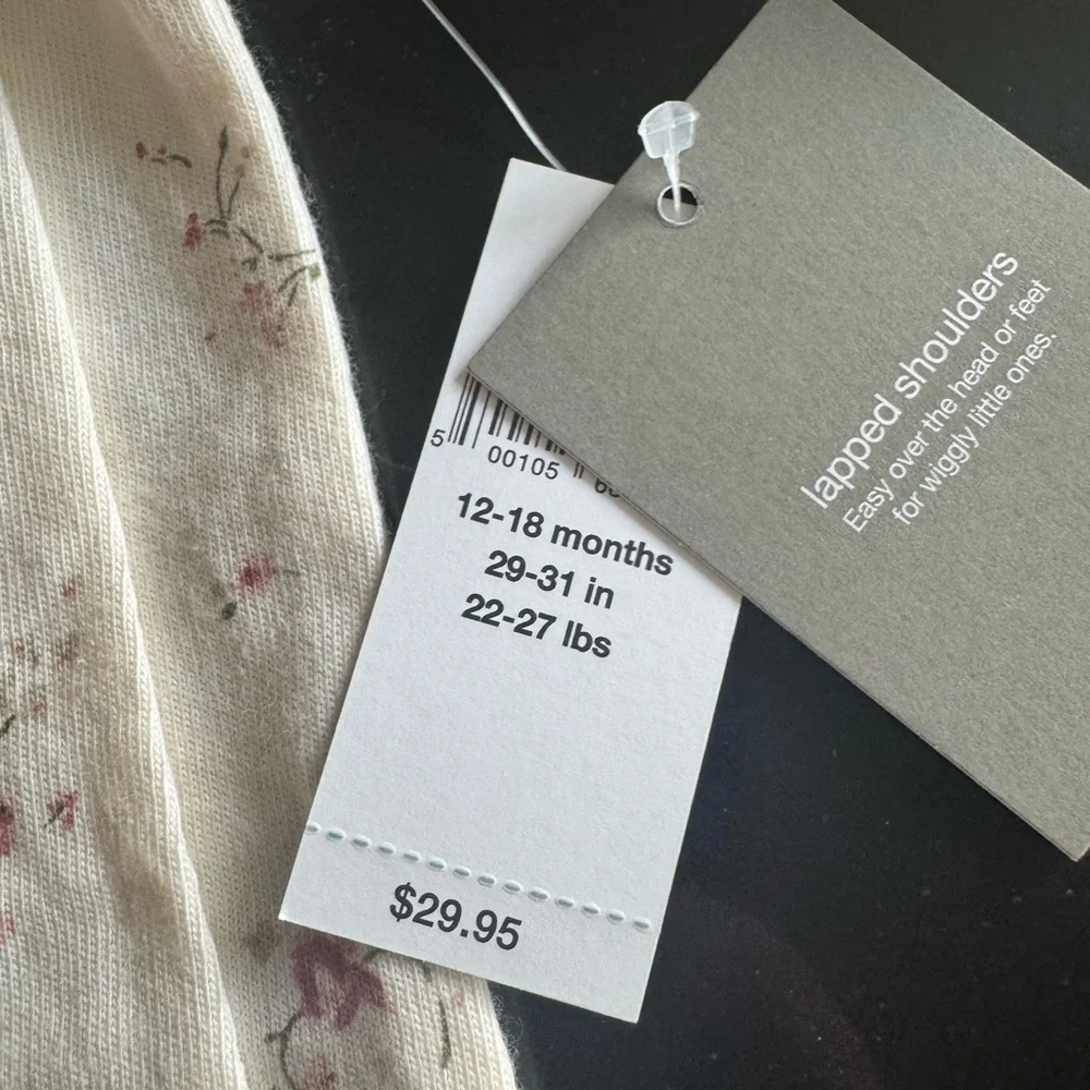 GAP tags cute onesie