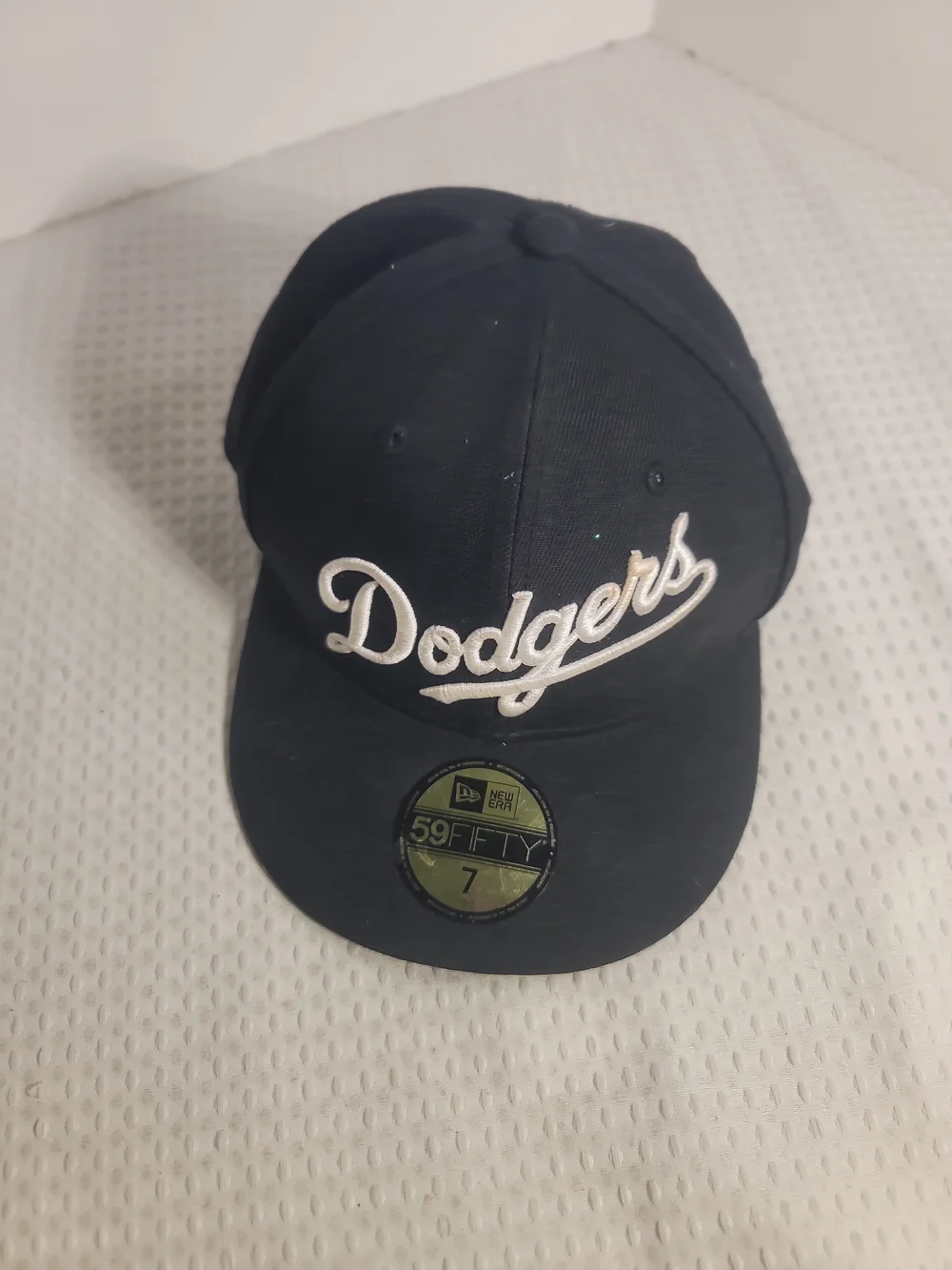 Los Angeles Dodgers Black 59FIFTY Fitted Cap
