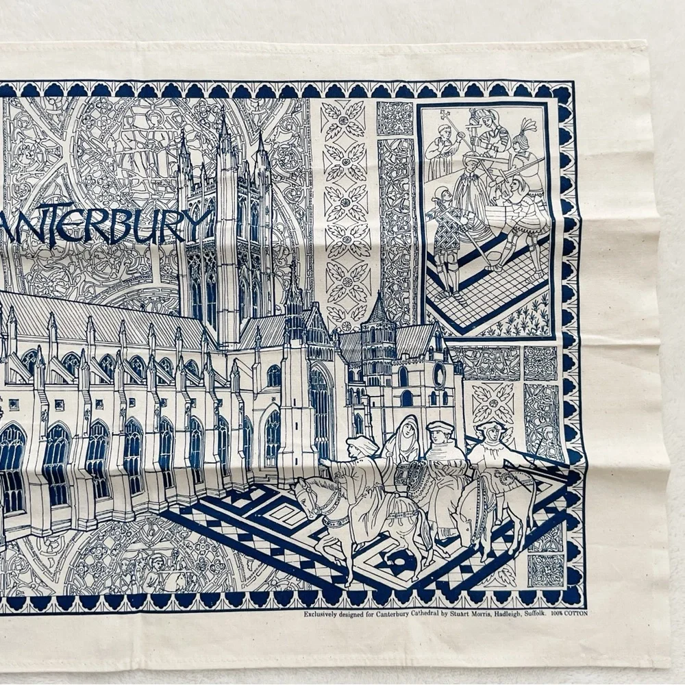 Vintage canterbury cathedral