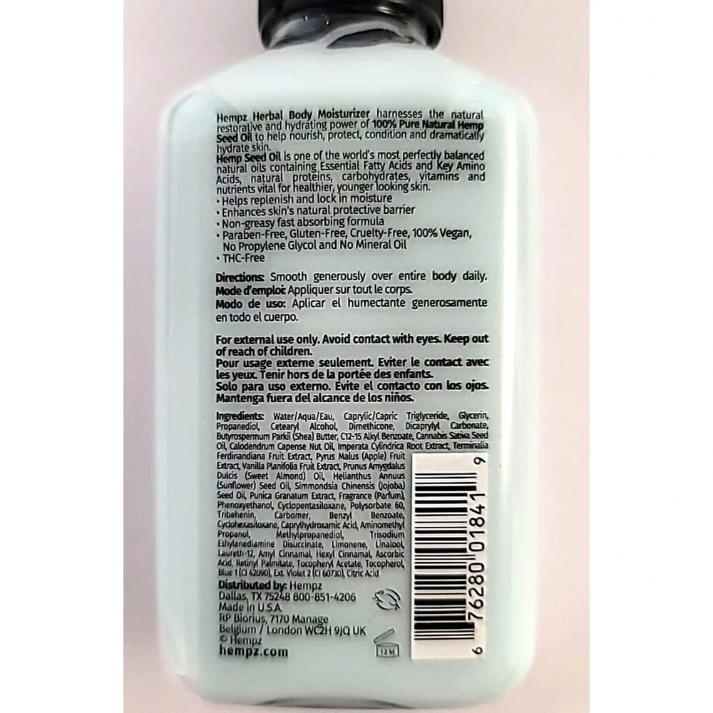 Hempz travel size