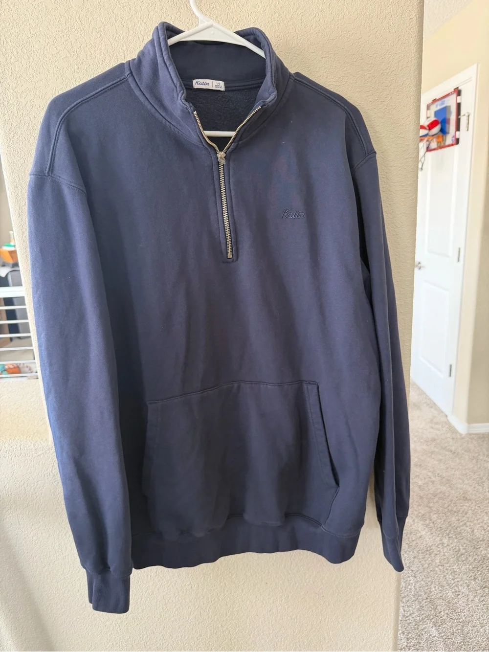 Katin Navy Blue Quarter-Zip Sweater Pullover