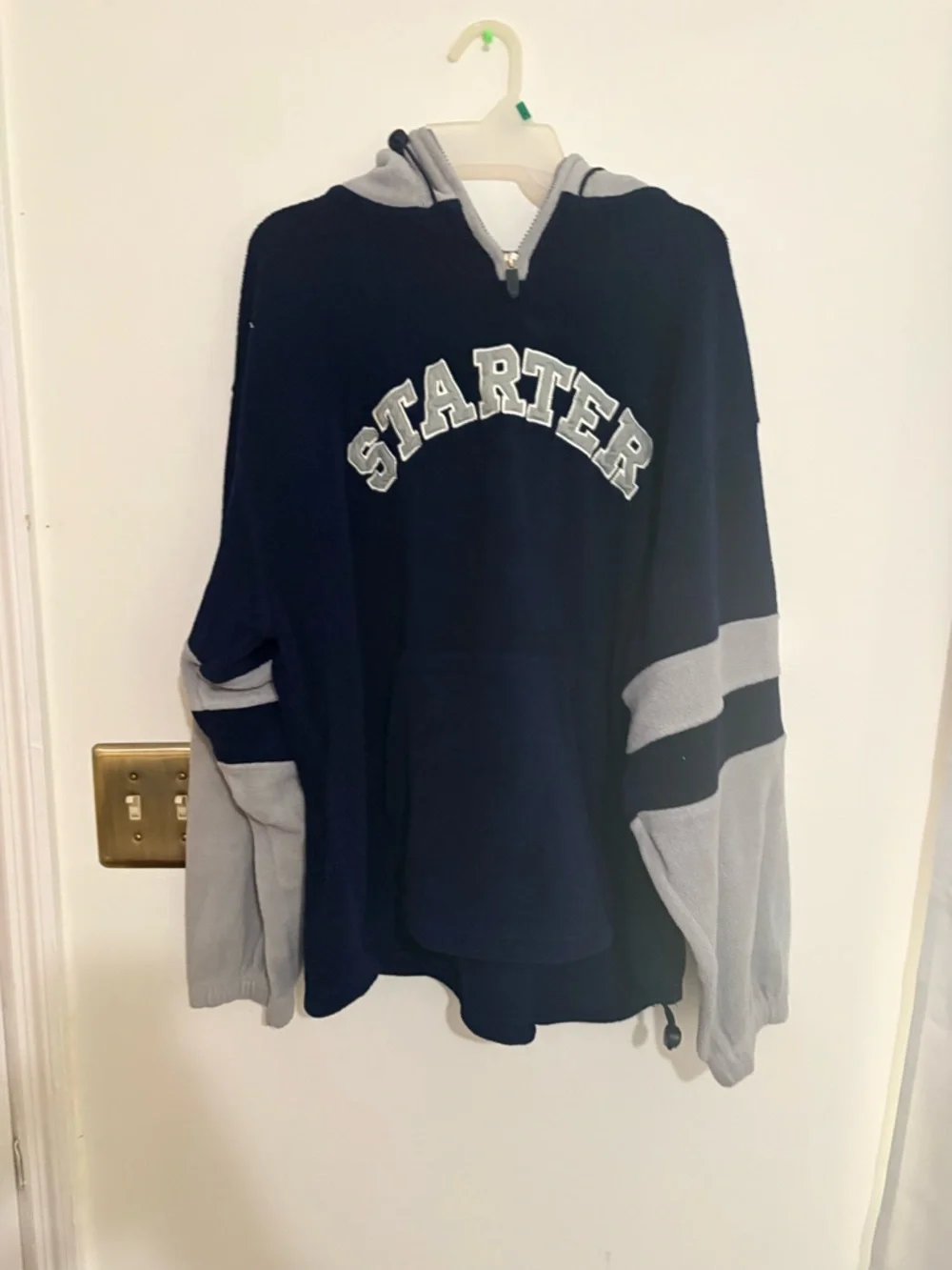 STARTER‎ Navy and Light Gray Fleece Jacket