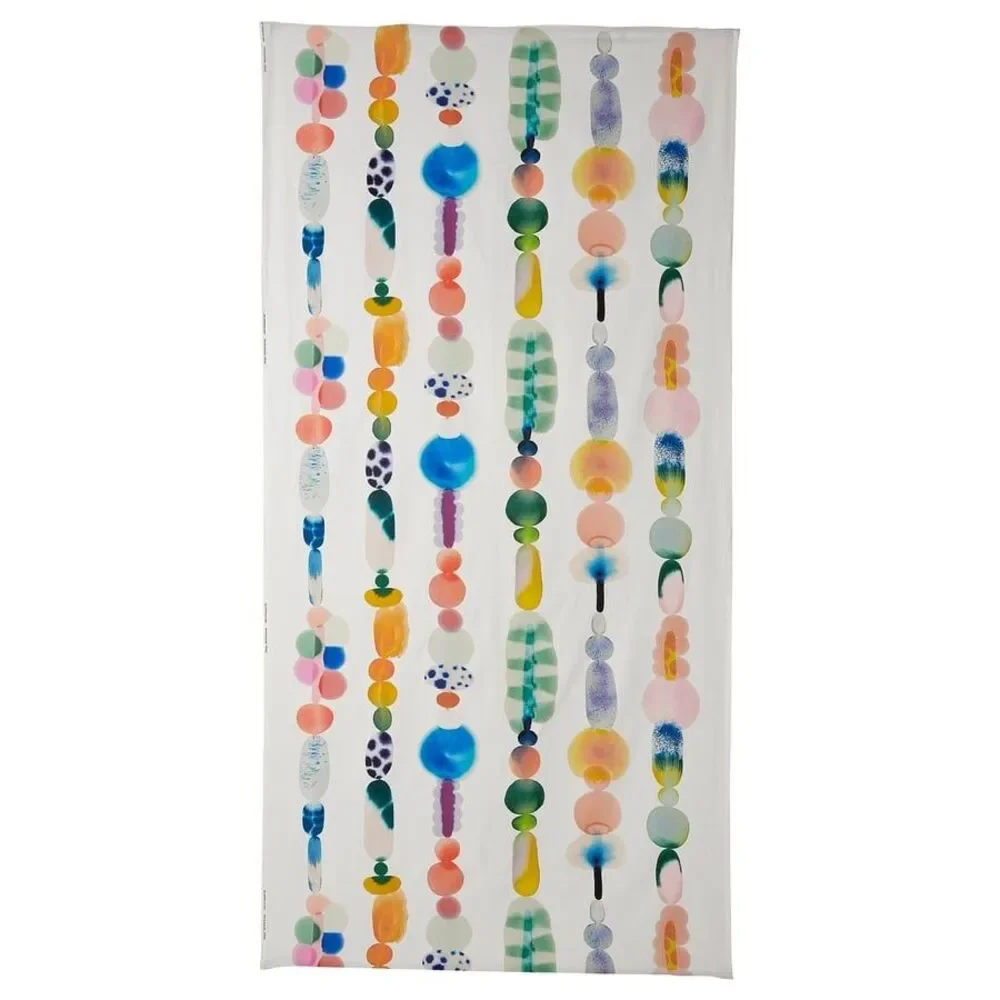 IKEA PS 2026 Pre-cut fabric NEW white/multicolor big pattern, 59x118  406.175.81