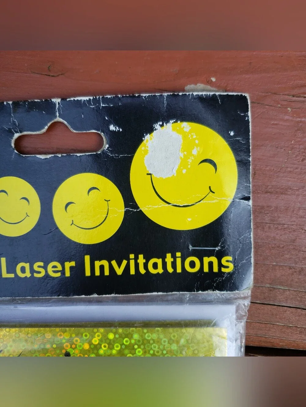 (6) You’re Invited Yellow Smiley Face Invitations By MTC