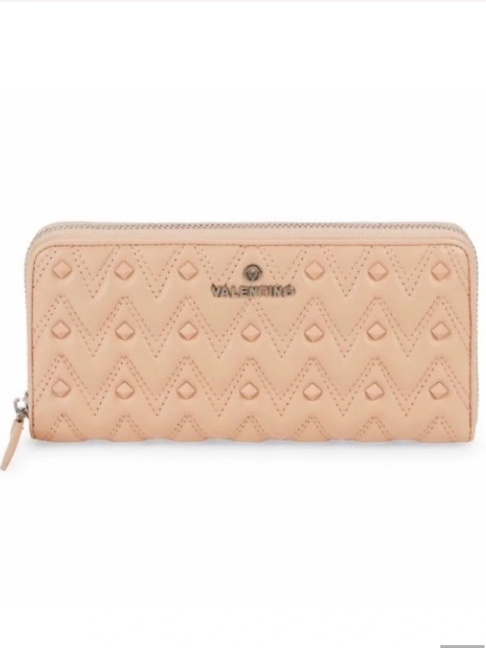 Mario Valentino Leonardo Cream Studded Wallet