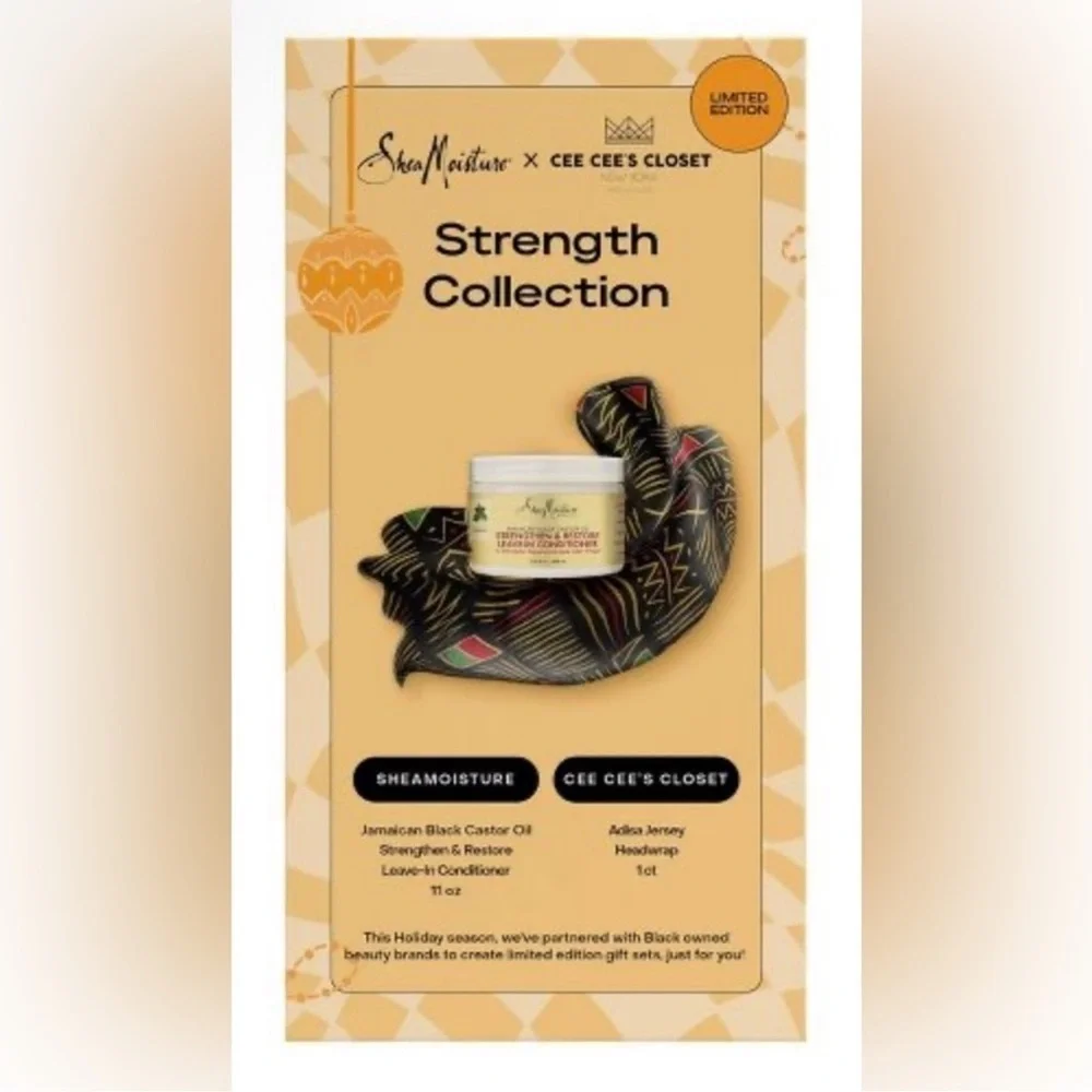 Limited Edition SheaMoisture Set: Leave in Conditioner & Headwrap