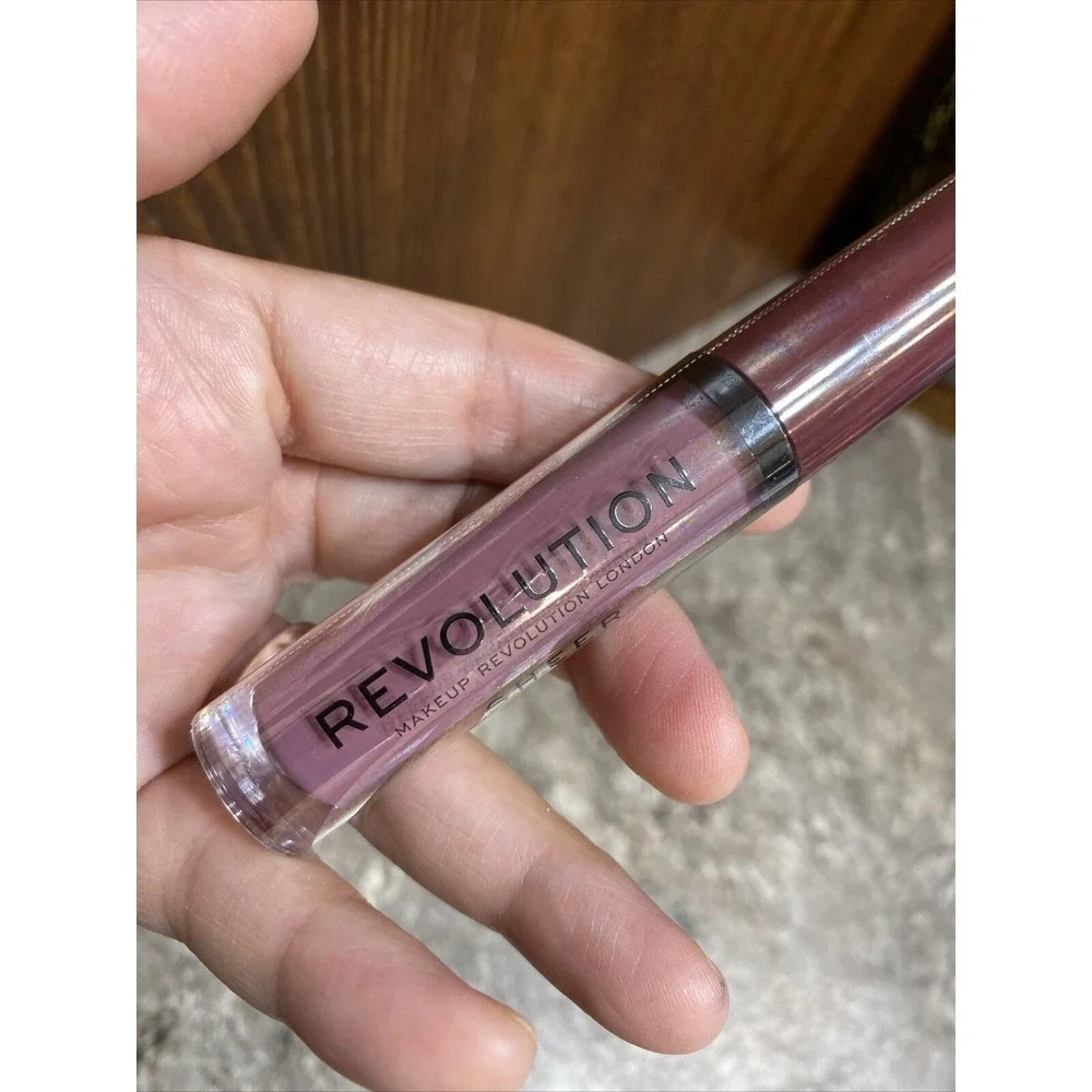 Sheer Brilliant Lipstick Lip Gloss by Makeup Revolution Shade Sheer Bouquet #117
