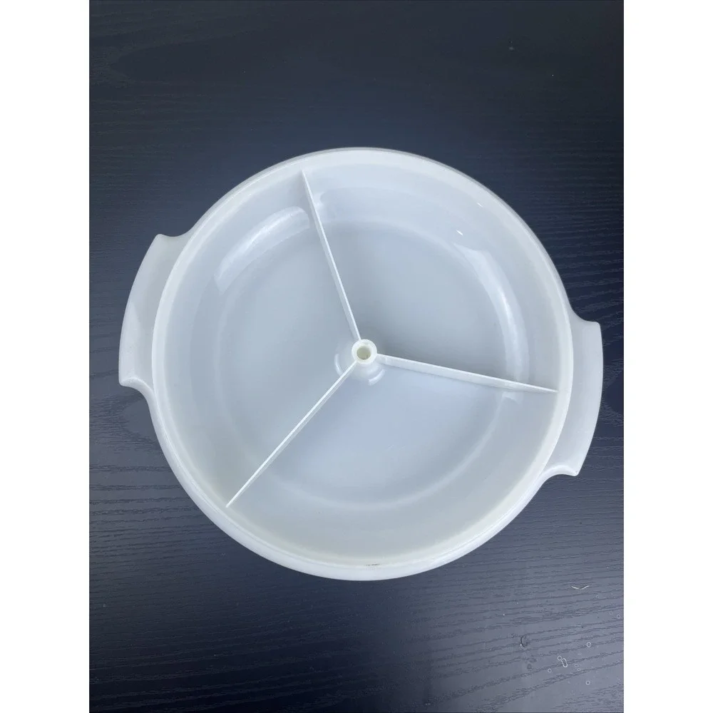 Vintage Tupperware 608-18‎ White Storage Container Kitchen Plastic