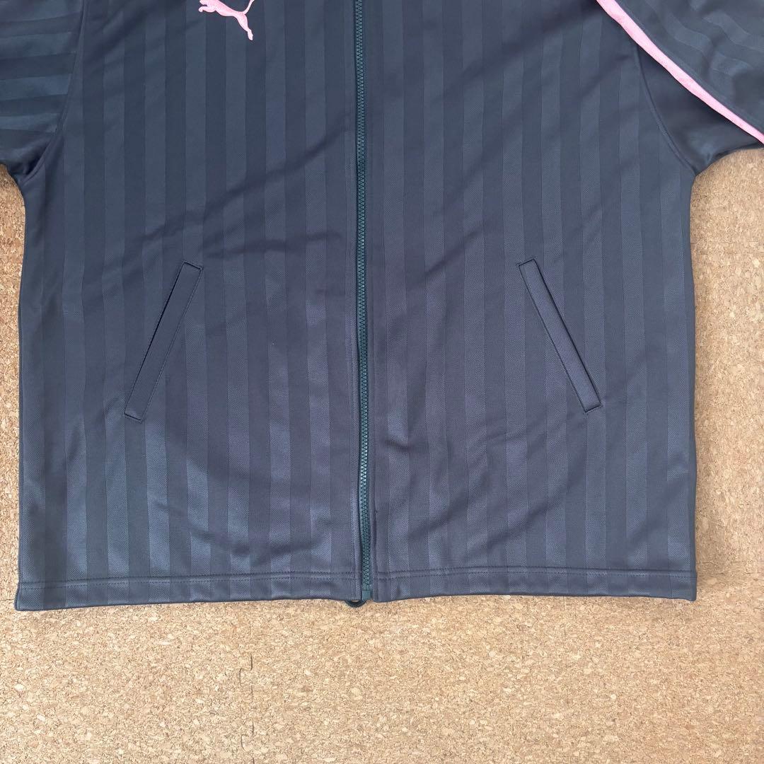 【Discontinued, Excellent Condition】PUMA Jersey Setup, Top and Bottom Set, Pink/Black 〈182〉