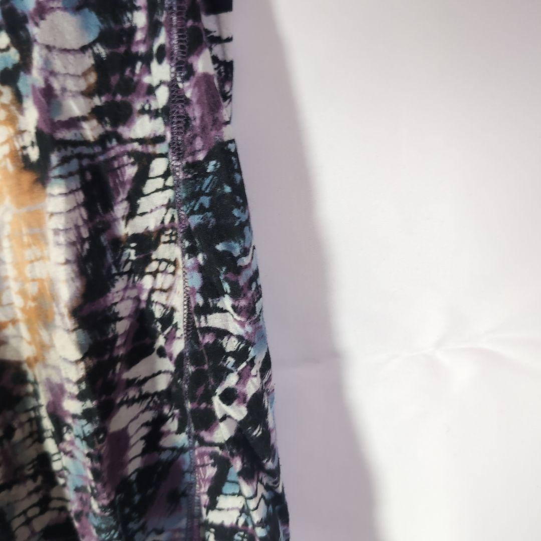 Tie-dye pattern ✨ Tank top Sleeveless Racerback Bold all-over print M size