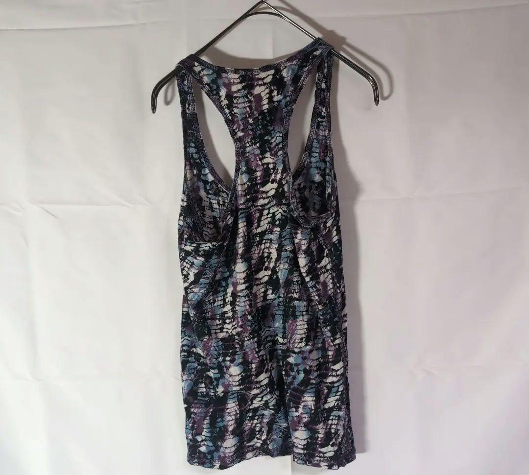 Tie-dye pattern ✨ Tank top Sleeveless Racerback Bold all-over print M size