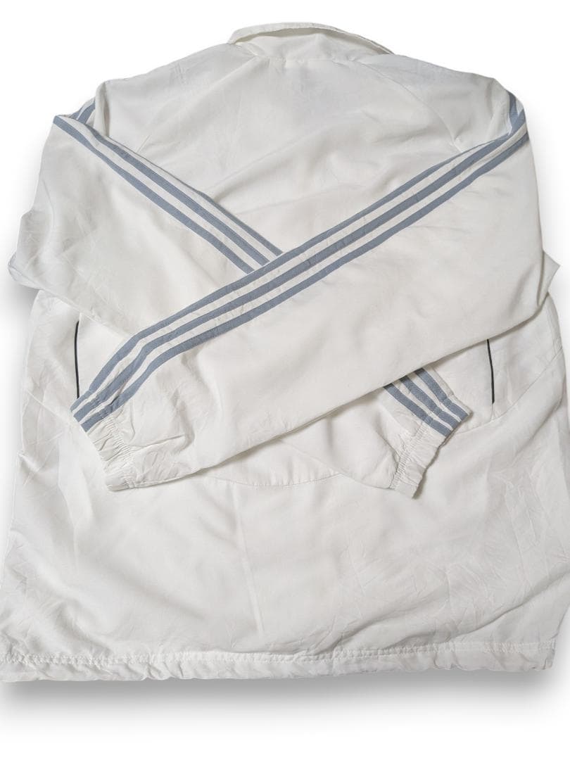 00s Adidas Track Jacket XO White Jersey Y2K Loose Fit