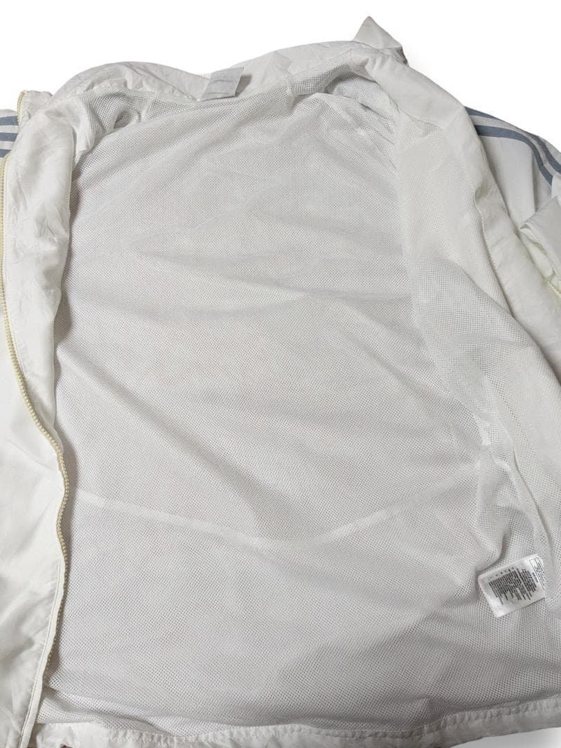 00s Adidas Track Jacket XO White Jersey Y2K Loose Fit