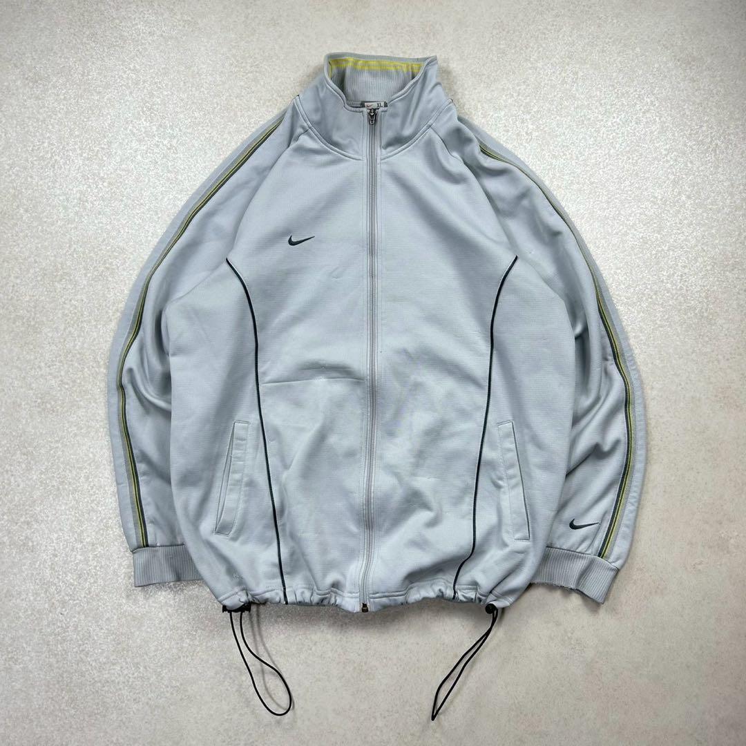 00s NIKE Track Jacket White Tech Archive Y2K
