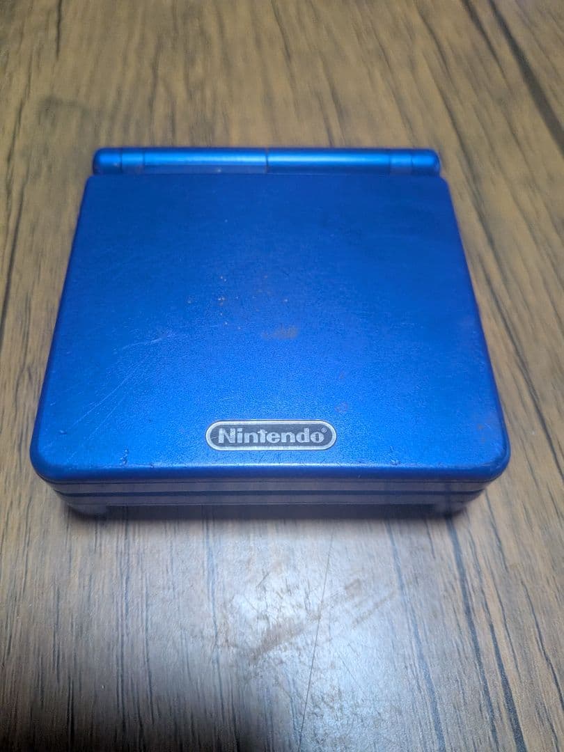 【Junk】Game Boy Advance SP Console (Blue) Likely Powers On