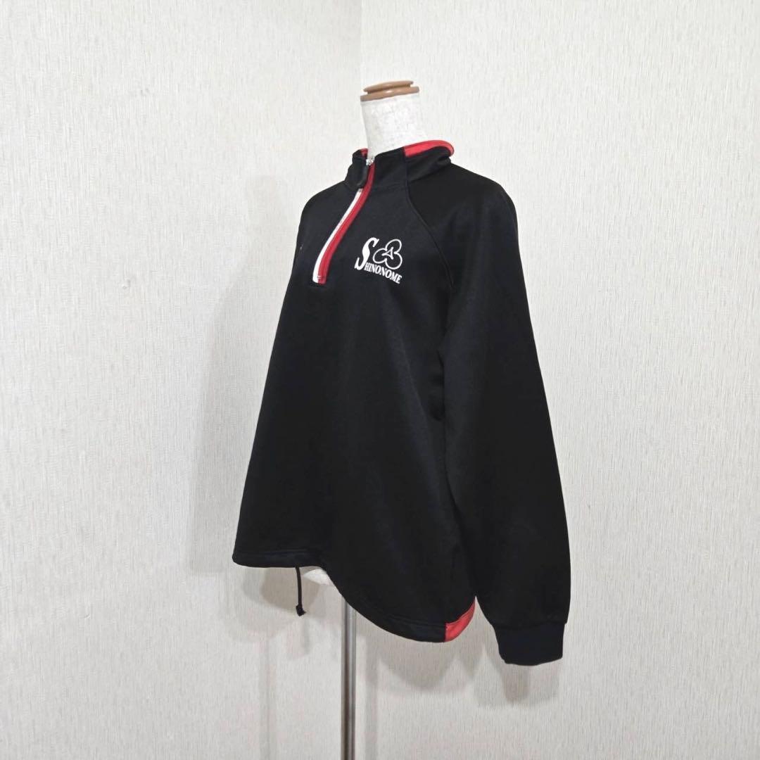 Descente Half-Zip Pullover Jersey - Black, Made in Japan, Sportswear