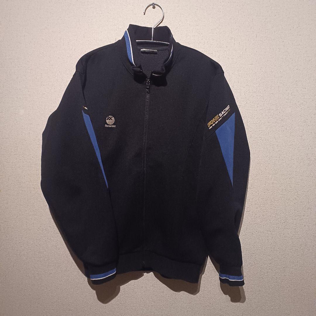 Asics Recorder Jersey Black/Blue Vintage 80s/90s Ano-chan