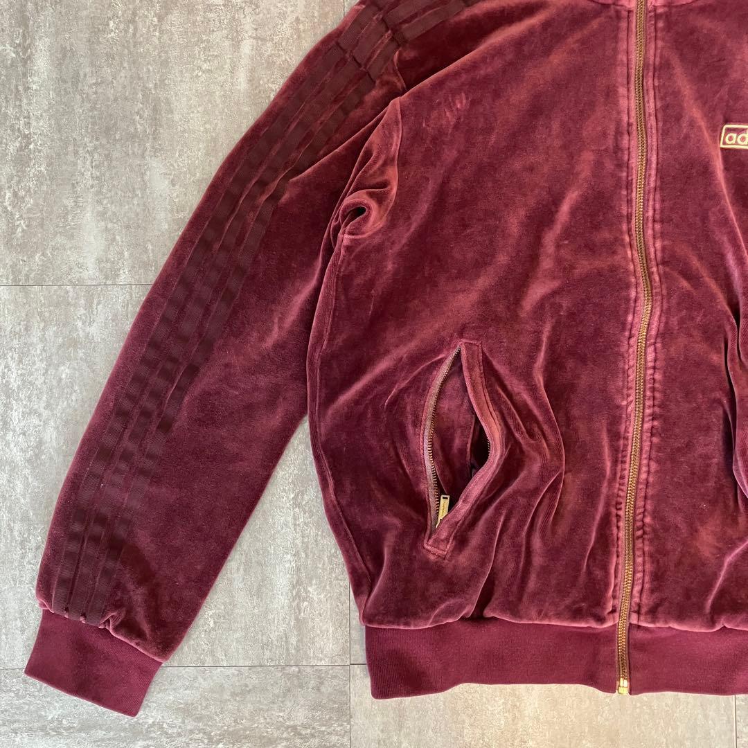 Adidas Velour Beckenbauer L Wine Bordeaux Maroon Daiki Tsuneta