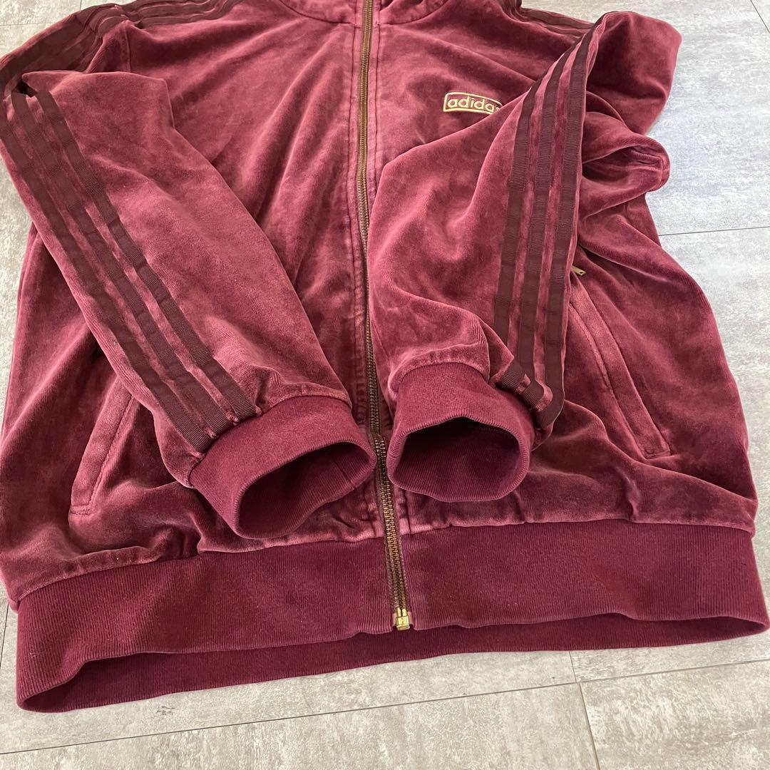 Adidas Velour Beckenbauer L Wine Bordeaux Maroon Daiki Tsuneta