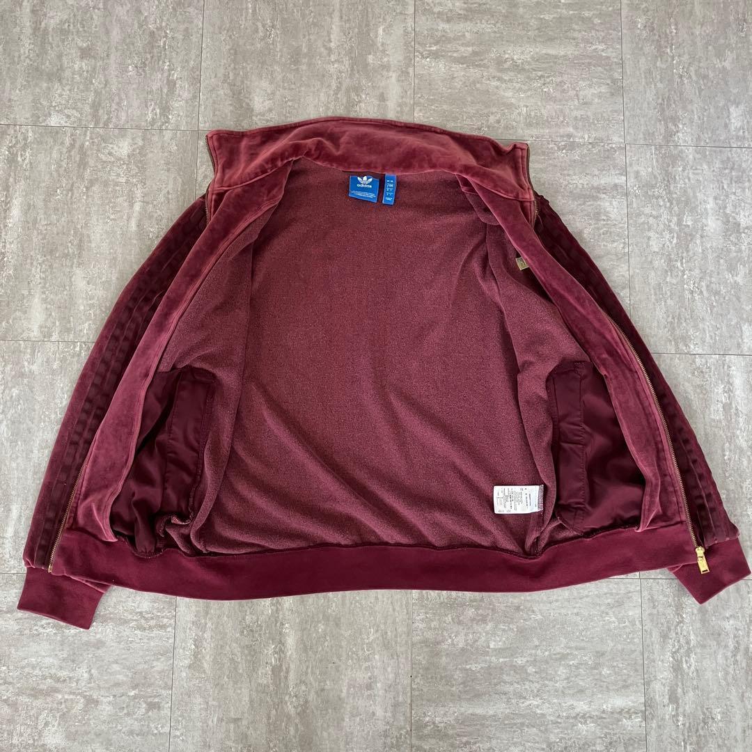 Adidas Velour Beckenbauer L Wine Bordeaux Maroon Daiki Tsuneta
