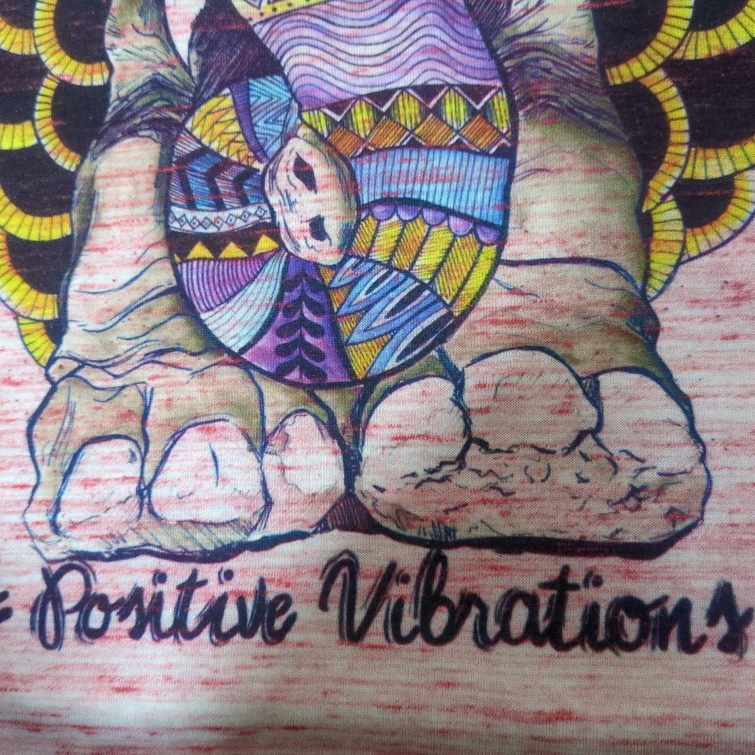 Vintage USA-made psychedelic elephant print American Apparel tank top