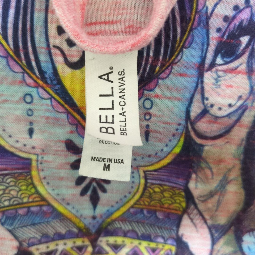 Vintage USA-made psychedelic elephant print American Apparel tank top