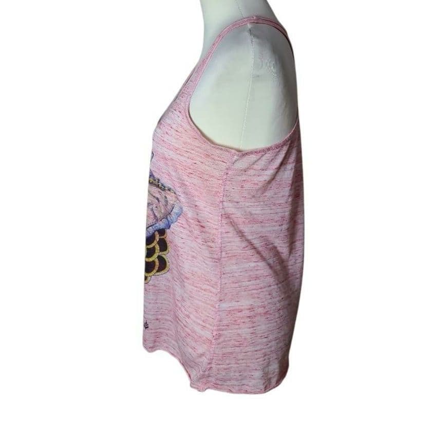 Vintage USA-made psychedelic elephant print American Apparel tank top
