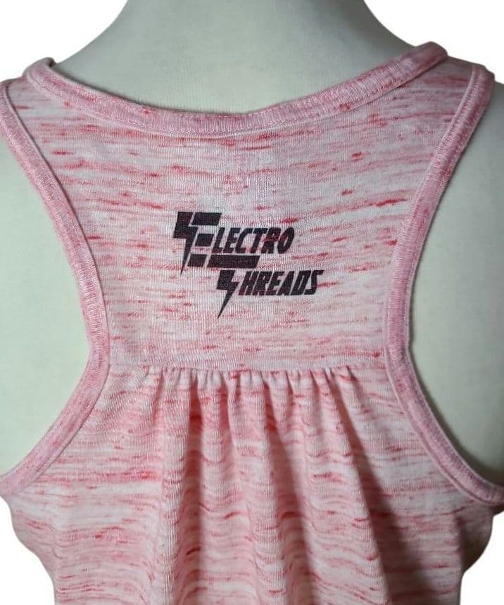 Vintage USA-made psychedelic elephant print American Apparel tank top